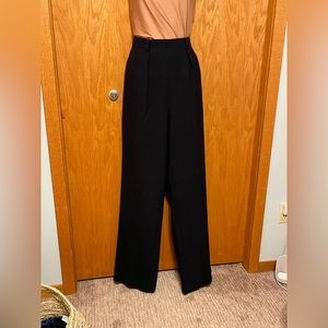 Jones New York navy high waisted wool trousers, size 6